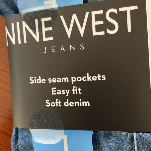 Nine West Jeans denim dress sz L nwt - Picture 4 of 6